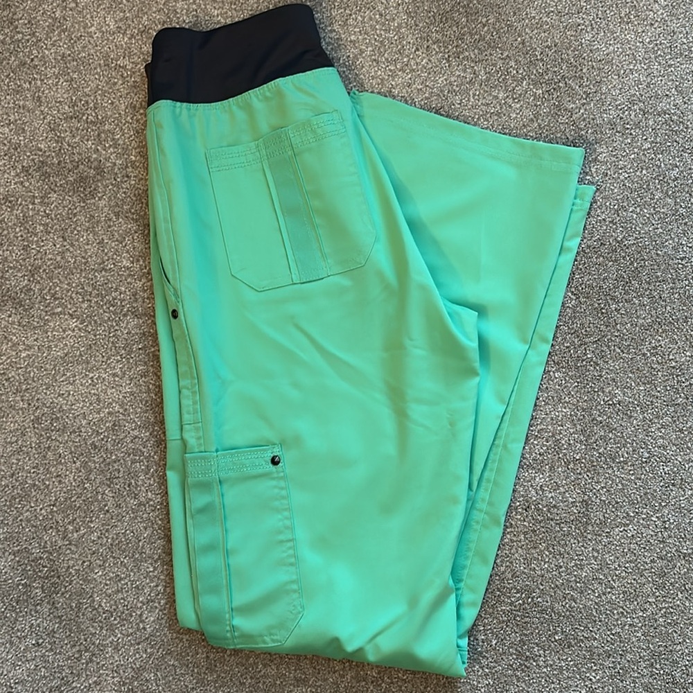 Healing Hands Purple Label Tori 5-Pocket  Yoga Scrub Pants size XS  ~ NWOT ~ - Picture 7 of 7